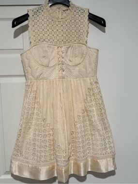 Ulla Johnson Women’s Sabrina Dress in Ivory/Off White size 8 NEW